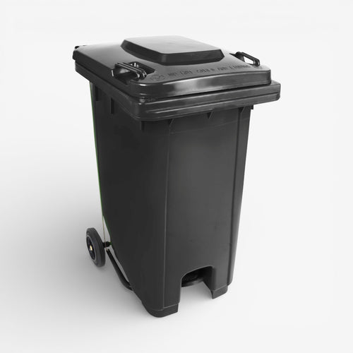 Basurero con pedal central 120 litros
