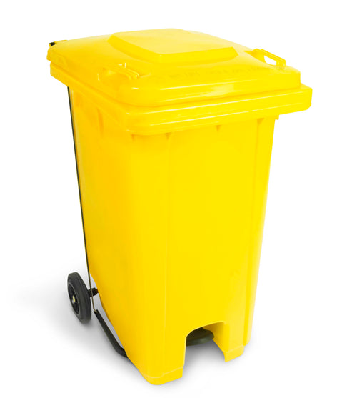 Basurero pedal central 240 litros