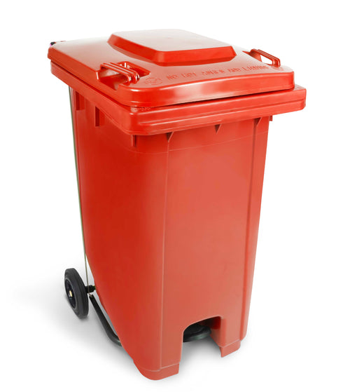 Basurero pedal central 240 litros