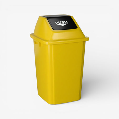 Basurero tapa de push 60 litros