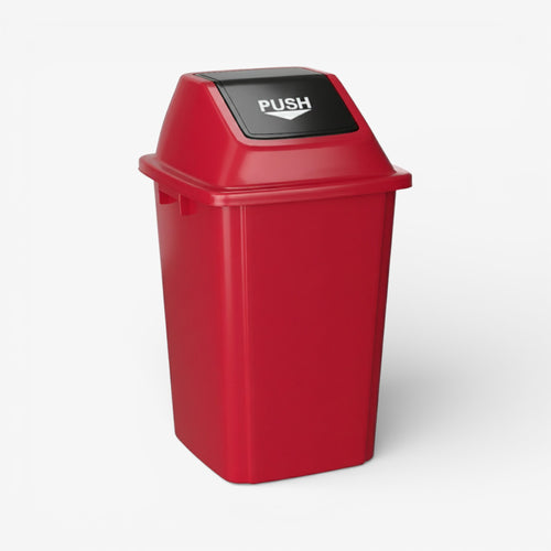 Basurero tapa de push 60 litros