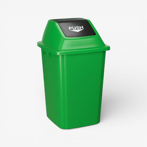 Basurero tapa de push 60 litros